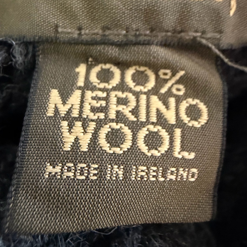 Inis Crafts - Irish Turtleneck  Sweater 100% Merino Wool made in Ireland Men’s L - Picture 7 of 10
